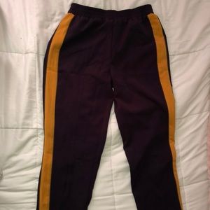 Cropped track pants